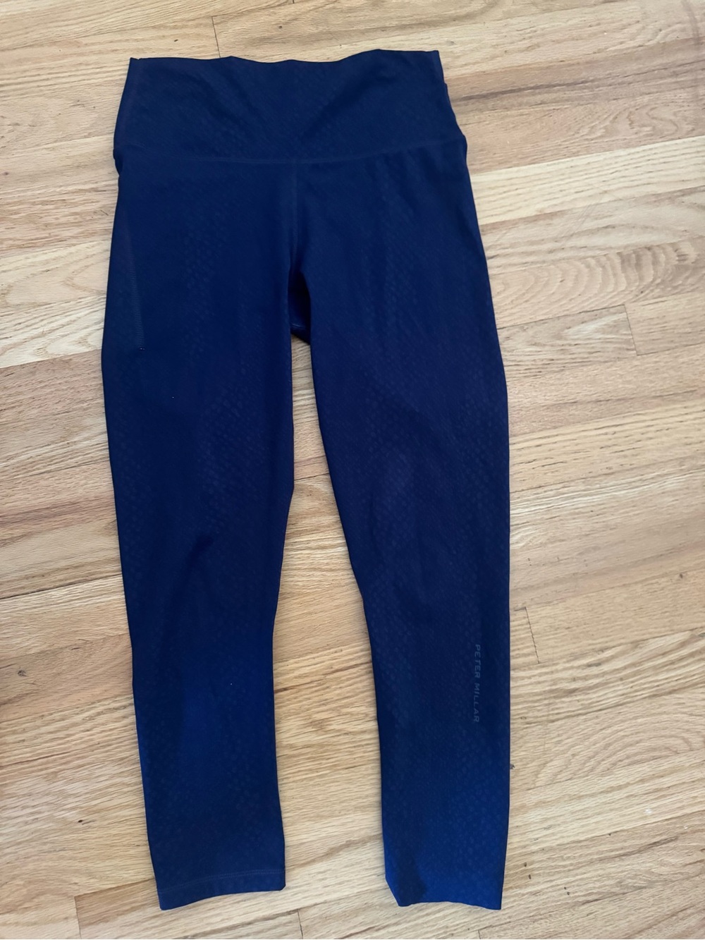 Peter Millar Navy High-Waist Leggings